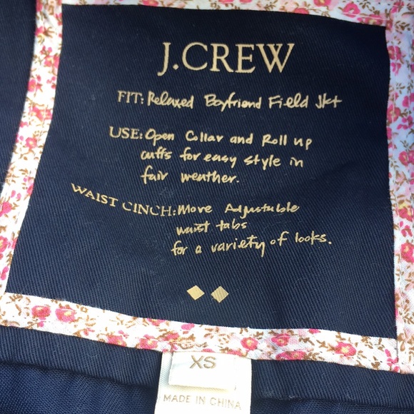 J. Crew Relaxed Field jacket in navy - Picture 6 of 9